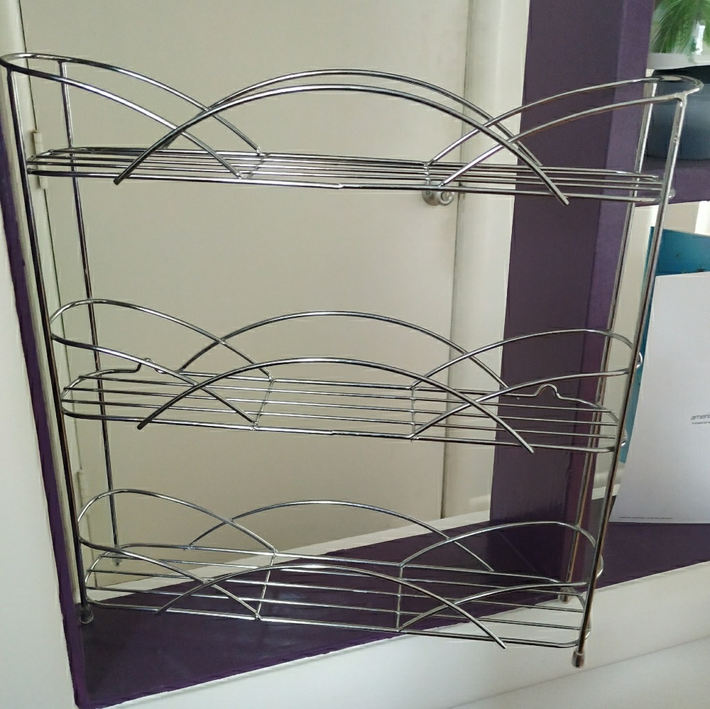 Silver Spice Rack